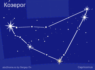 Созвездие Козерог. Астеризм Рог Изобилия
