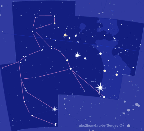 Созвездие Стрелец, звезды, кентавр Стрельца